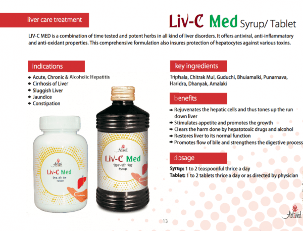 Liv C Tab | Liver Tonic | Increases Appetite | Skin Health | Liver Health