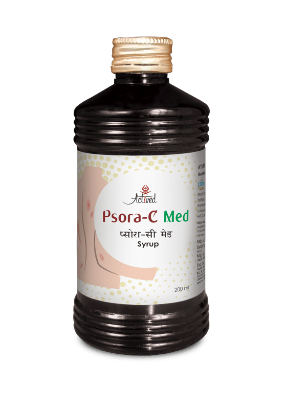 Psora C Syrup | Anti Itch Natural Liquid | Psoriasis Special Herbal Syrup